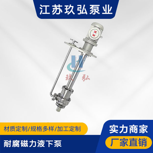 HYC耐腐磁力液下泵(圖1) HYC耐腐磁力液下泵(圖1)