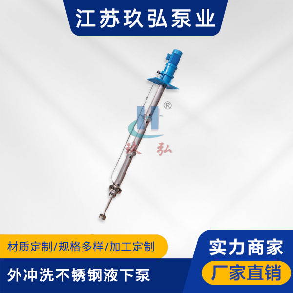 LY長軸外衝洗不鏽鋼液(yè)下泵(圖1) LY長軸外衝洗不鏽鋼液下泵(圖1)